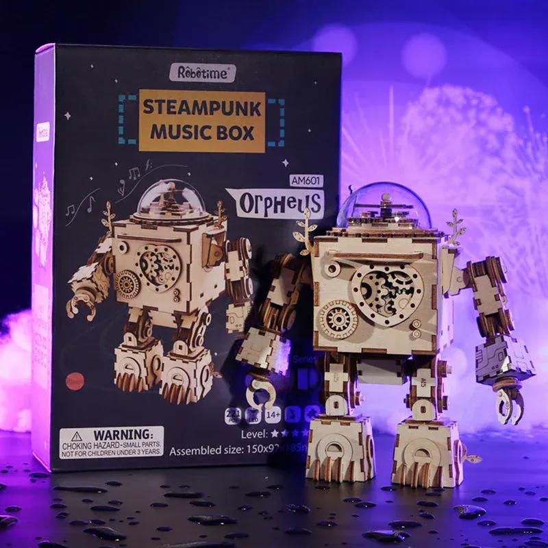 Snaps Robot Orpheus - Rokr 3D Wooden Puzzle - AM601