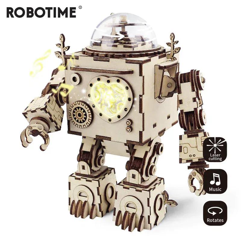 Snaps Robot Orpheus - Rokr 3D Wooden Puzzle - AM601