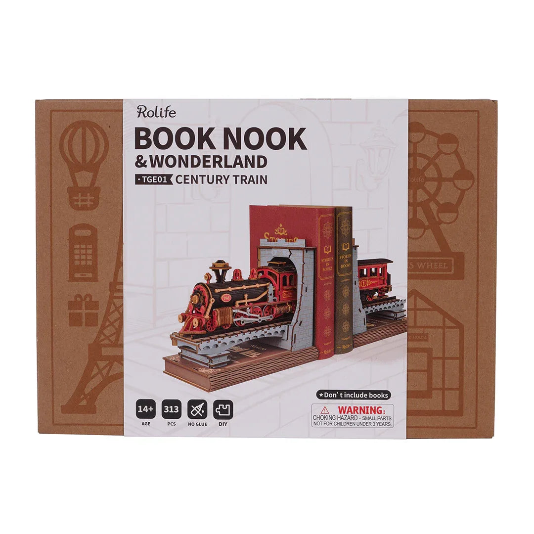 Snaps Rolife Century Train DIY Book Nook TGE01