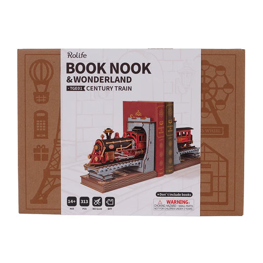 Snaps Rolife Century Train DIY Book Nook TGE01