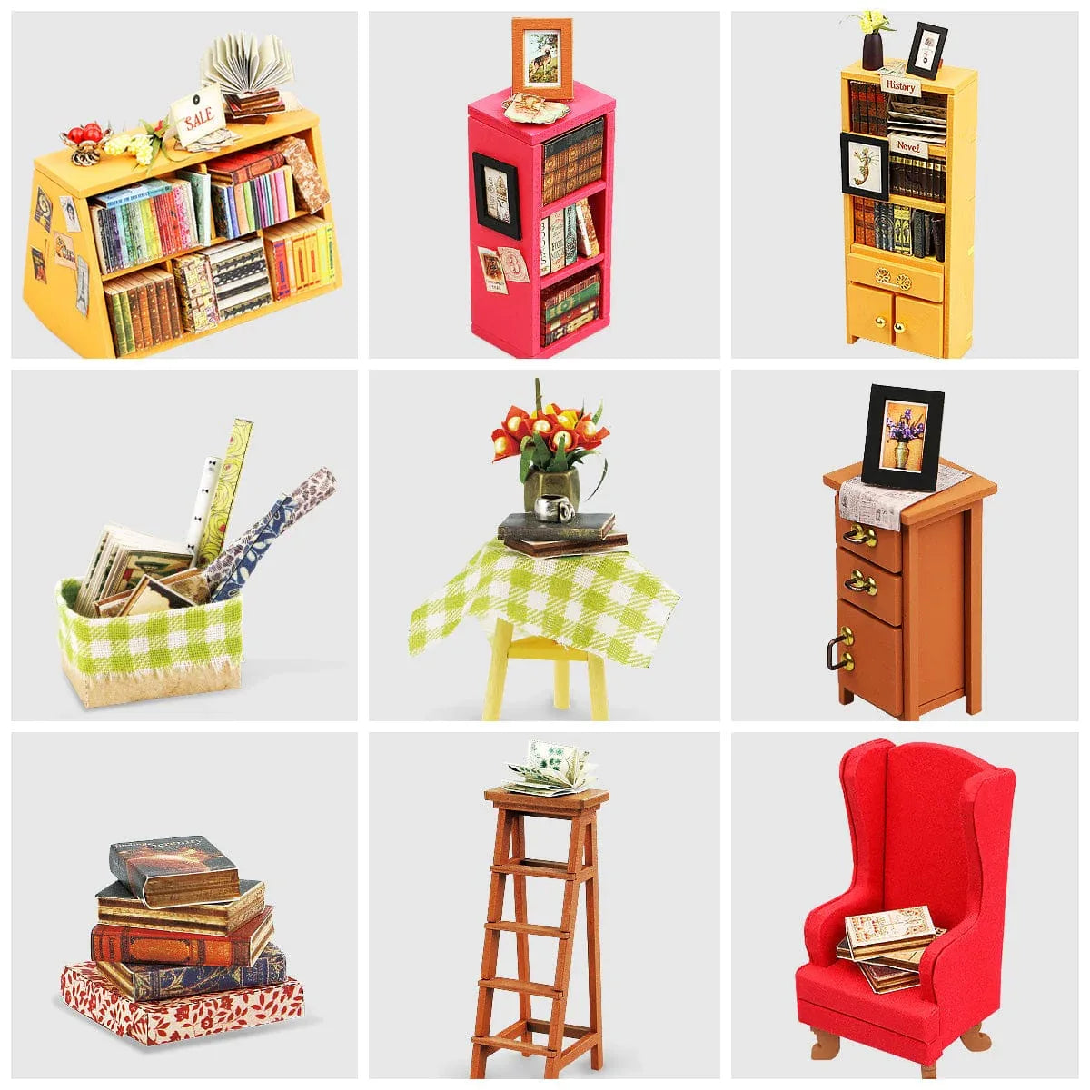 Snaps Sam’s Study 3D Wooden Puzzle