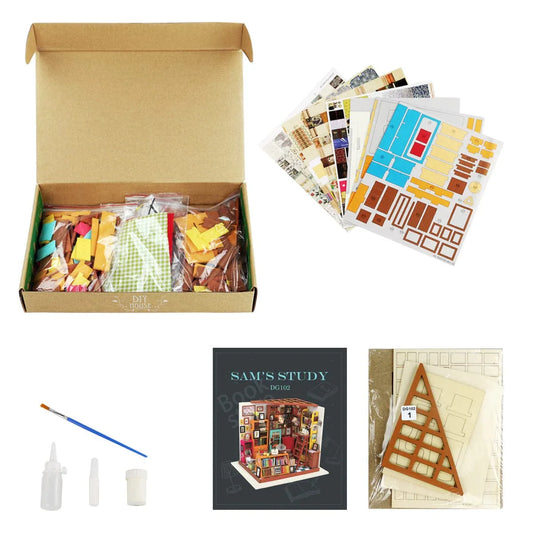 Snaps Sam’s Study 3D Wooden Puzzle