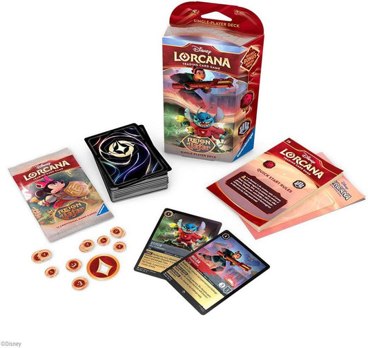 Snaps Set A Disney Lorcana Trading Card Game - Reign of Jafar Starter Deck - Set 8