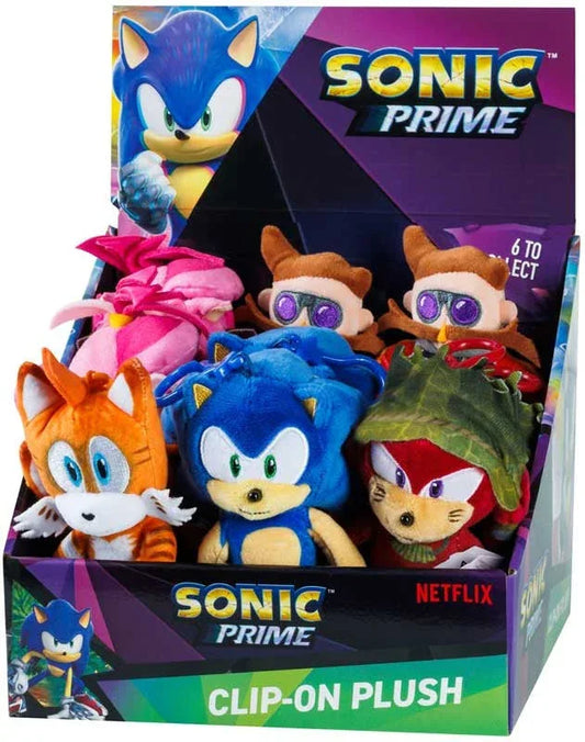 Snaps Sonic Prime Clip On Plush Keyring