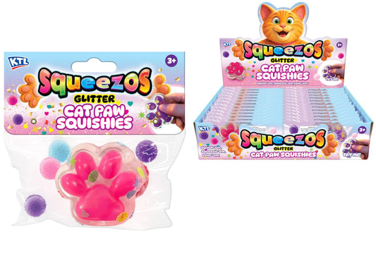 Snaps Squishy Cat Paw With Bobble