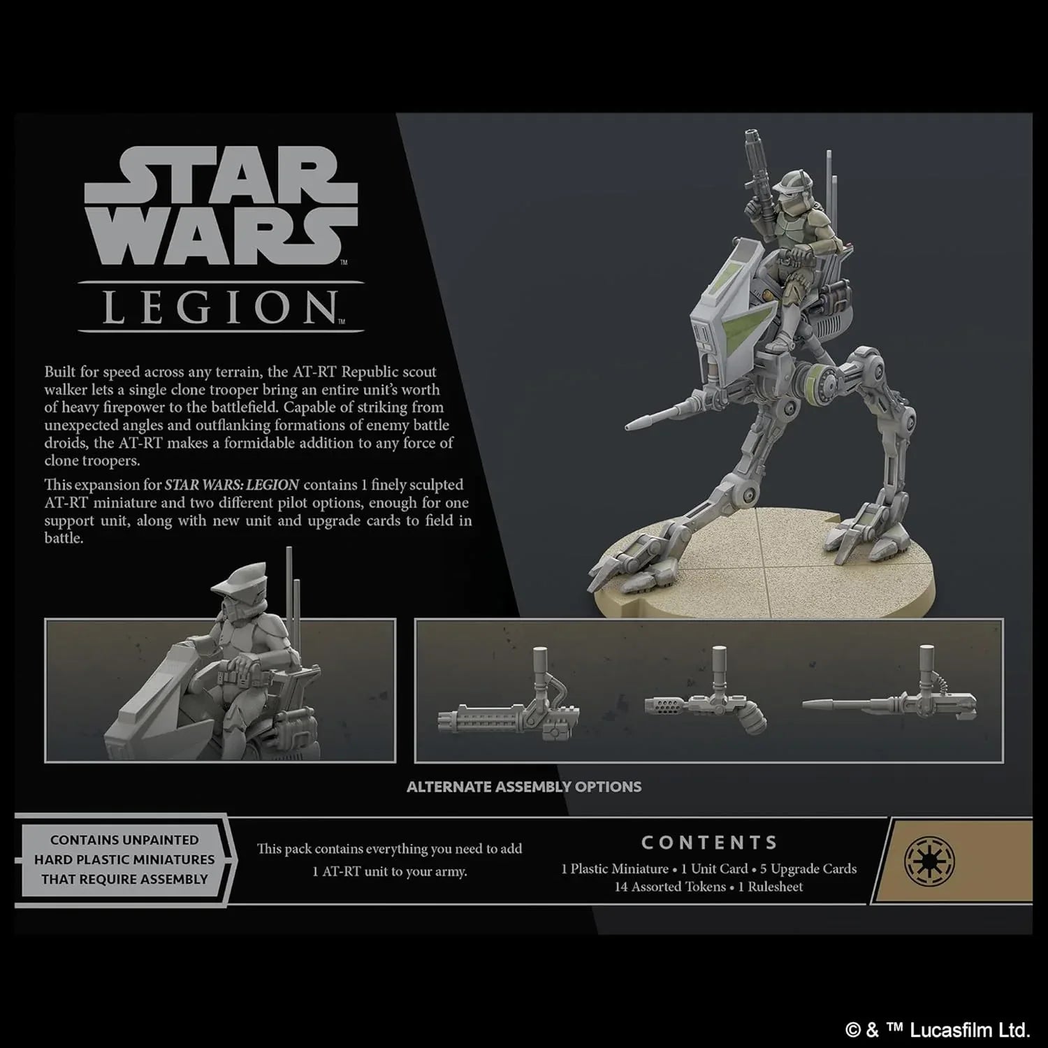 Snaps Star Wars Legion: Republic AT-RT Unit Expansion