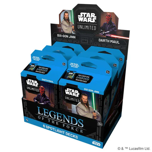 Snaps Star Wars: Unlimited Spotlight Deck - Darth Maul & QuiGonJinn - Legends of the Force