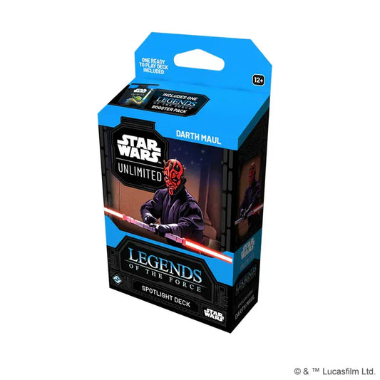 Snaps Star Wars: Unlimited Spotlight Deck - Darth Maul & QuiGonJinn - Legends of the Force