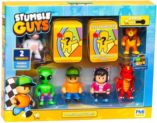 Snaps Stumble Guys 2" Collectable Figures 8-Pack Deluxe Box