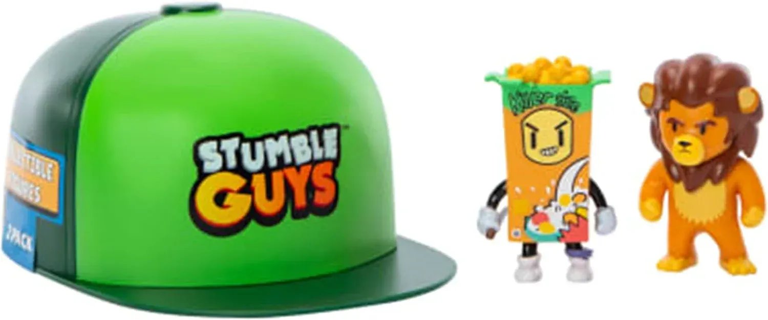 Snaps Stumble Guys Hat with 2 Articulated Figures