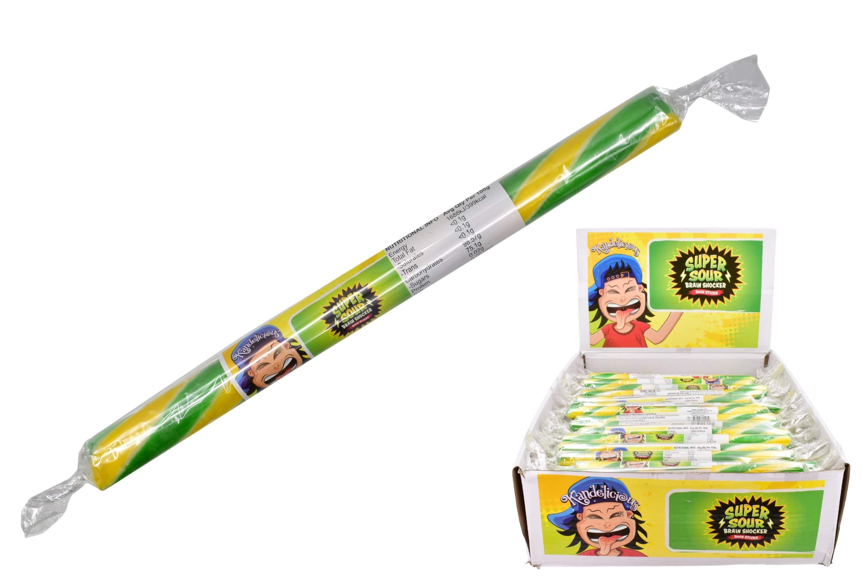 Snaps Super Sour Brain Shocker - Flavoured Rock Stick