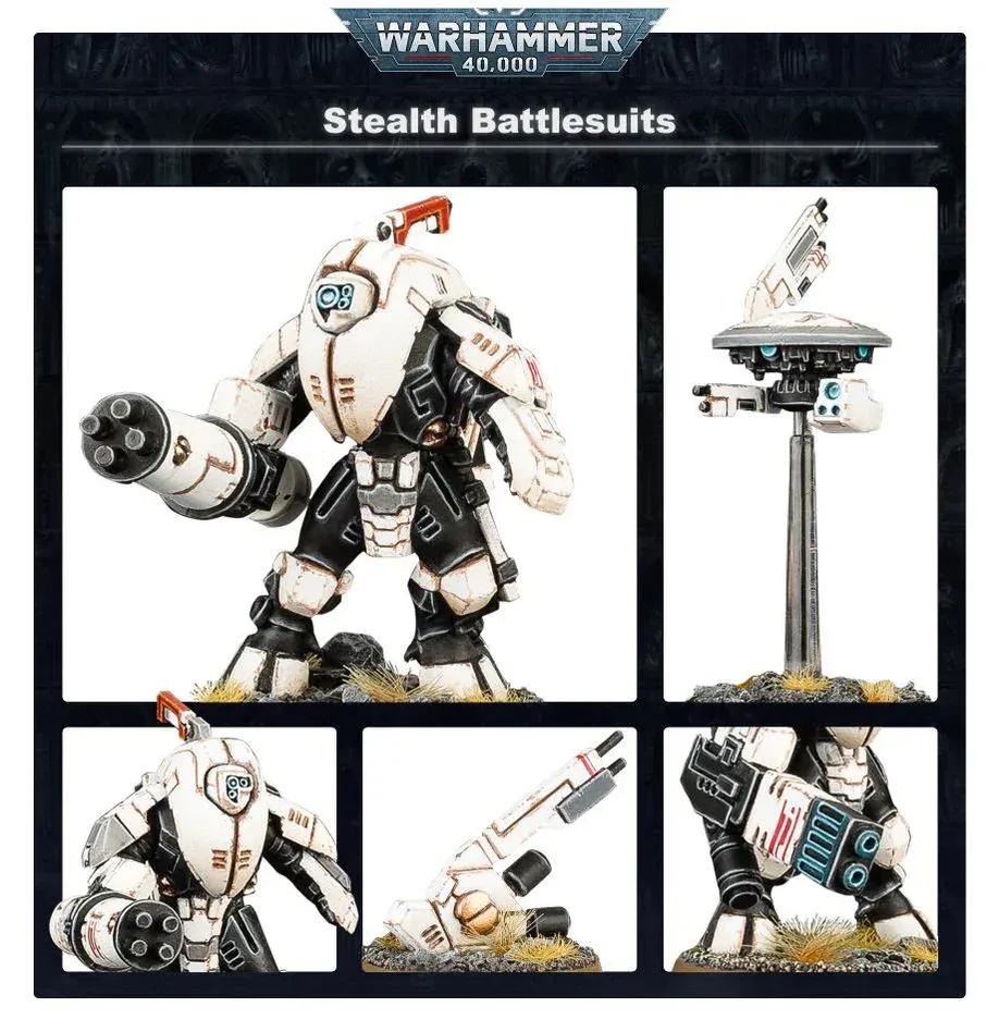 Snaps T'AU EMPIRE: STEALTH BATTLESUITS