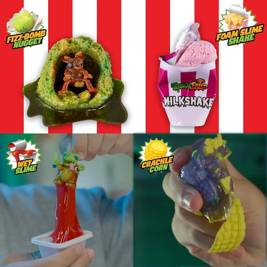 Snaps Terror Fried Nasty Nibbles, Gross collectables with slime