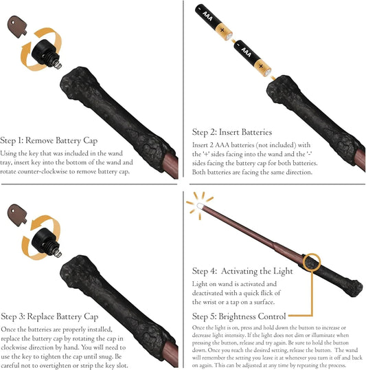 Snaps The Noble Collection Harry Potter's Illuminating Wand