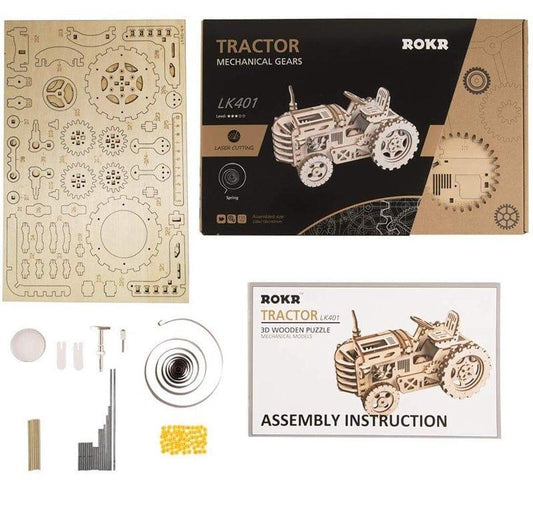 Snaps Tractor 3D Wooden Puzzle