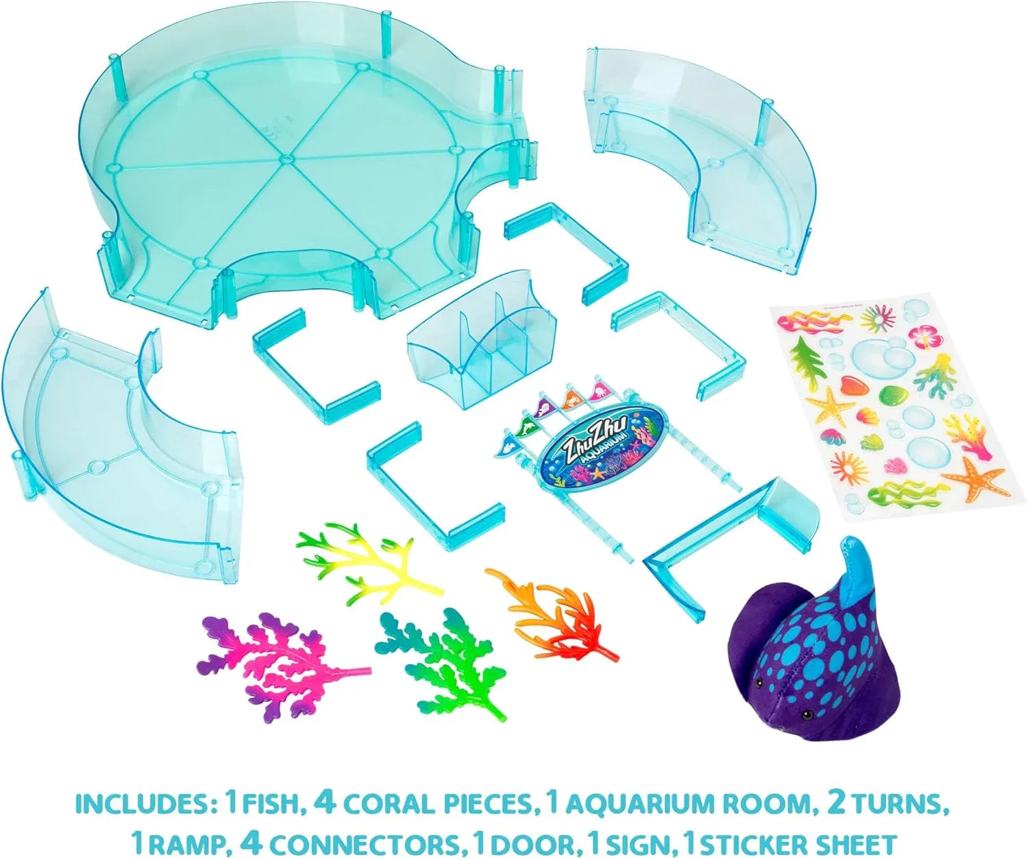 Snaps Zhu Zhu Aquarium Figure of 8 Starter Playset