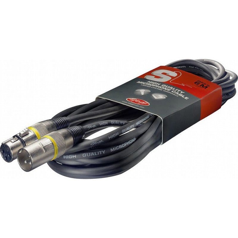 6 m Stagg SMC XLR to XLR m/f Microphone Cable
