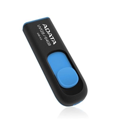 The Electronics Hub USB Flash Drives Adata 64GB UV128 USB 3.2 Retractable Flash Drive