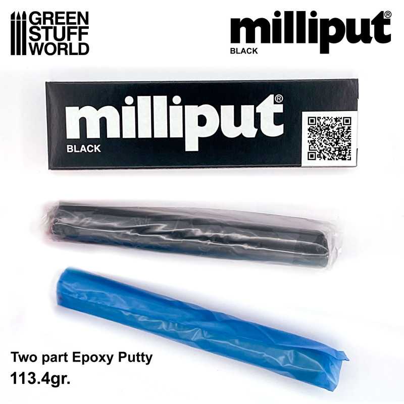 The Home Crafters Ltd. Epoxy Putty Black Milliput Epoxy Putty - 2x56g