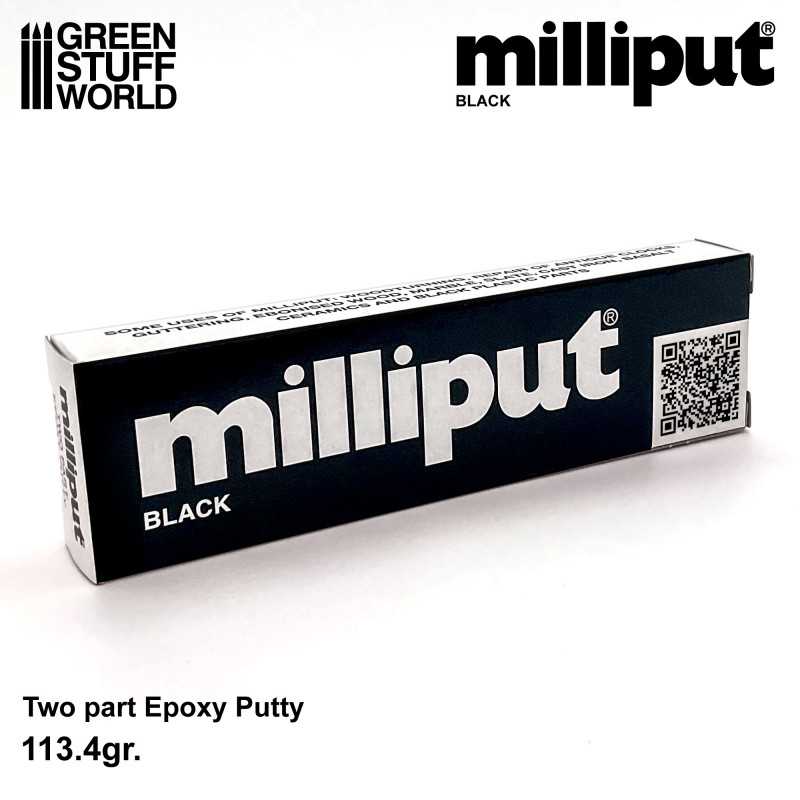 The Home Crafters Ltd. Epoxy Putty Black Milliput Epoxy Putty - 2x56g