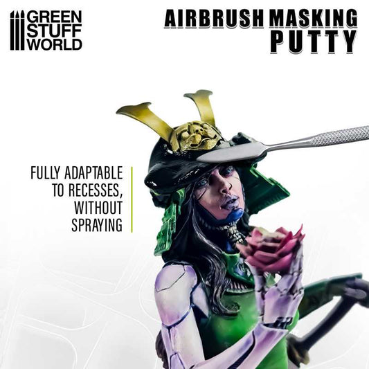The Home Crafters Ltd. Putty Green Stuff World: Airbrush Masking Putty - 60g
