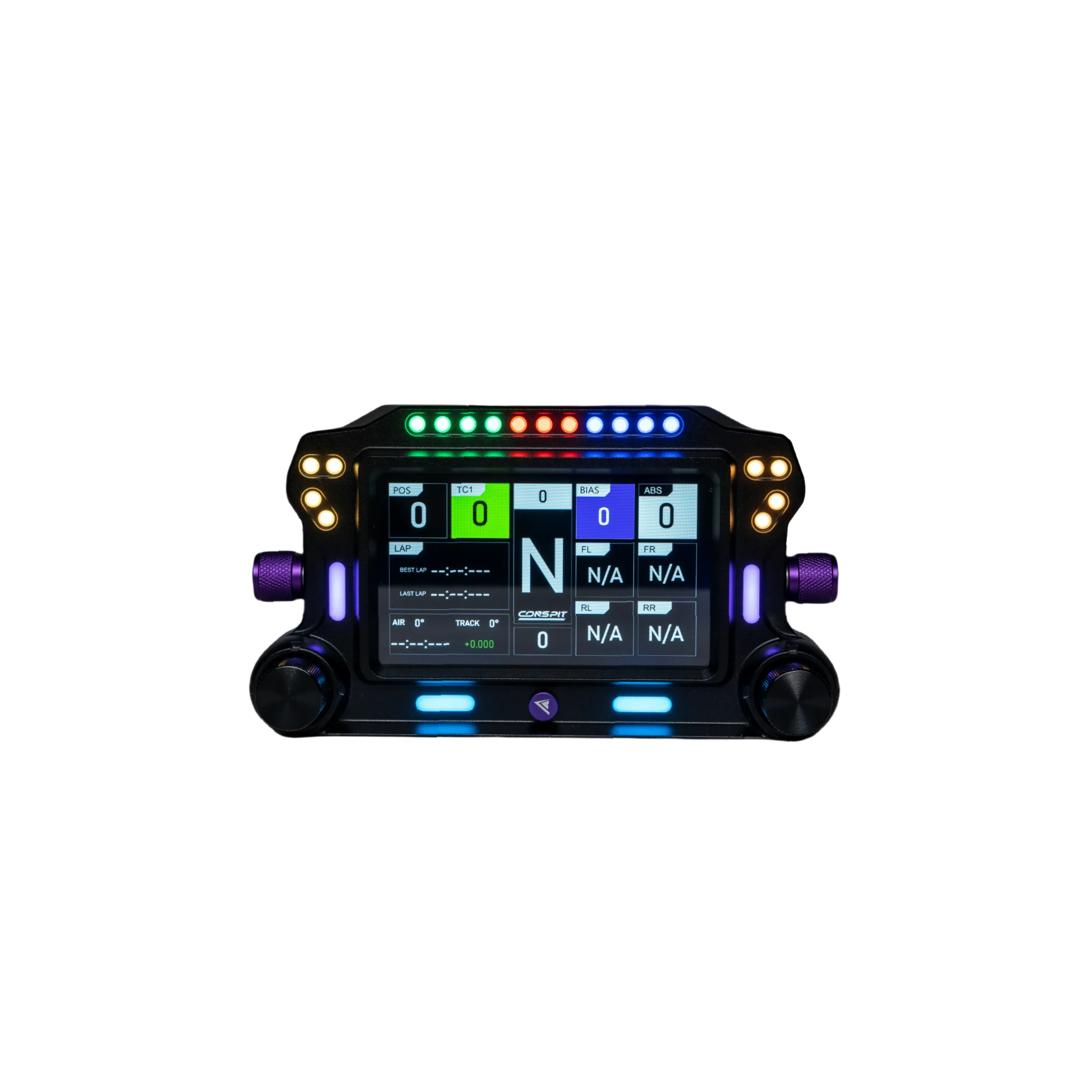 Trak Racer UK Electronics Conspit CSD SimHub Dashboard – 5″ IPS Race Display with RGB Alerts