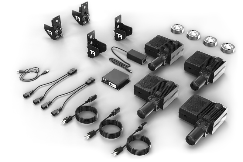 Trak Racer UK Electronics D-BOX GEN 5 4250i Motion System with 4 Haptic Actuators with Mounting Brackets