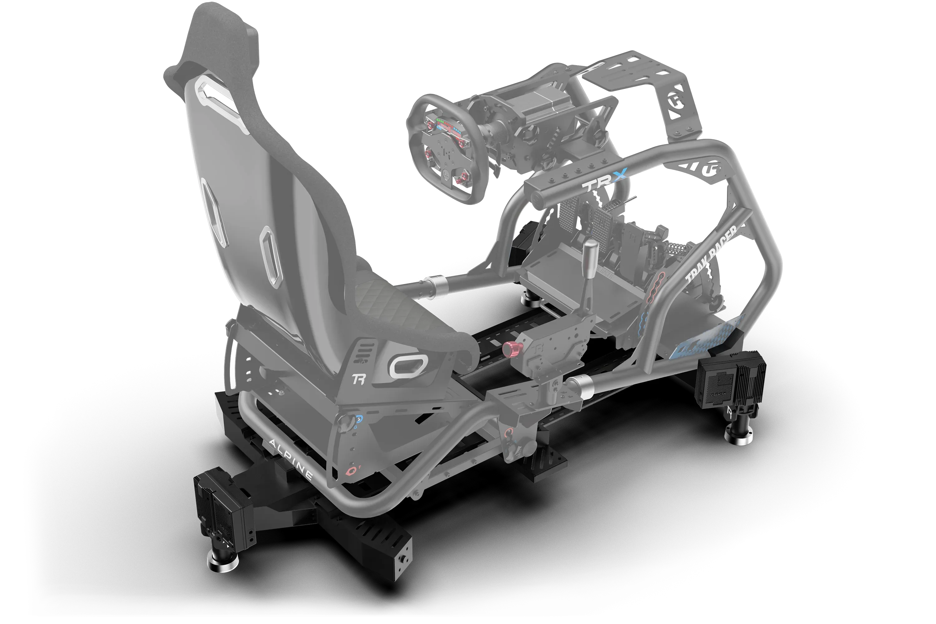 Trak Racer UK Electronics Motion System with 3 motors/actuators and Motion Sim Base
