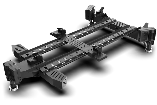 Trak Racer UK Electronics Motion System with 3 motors/actuators and Motion Sim Base
