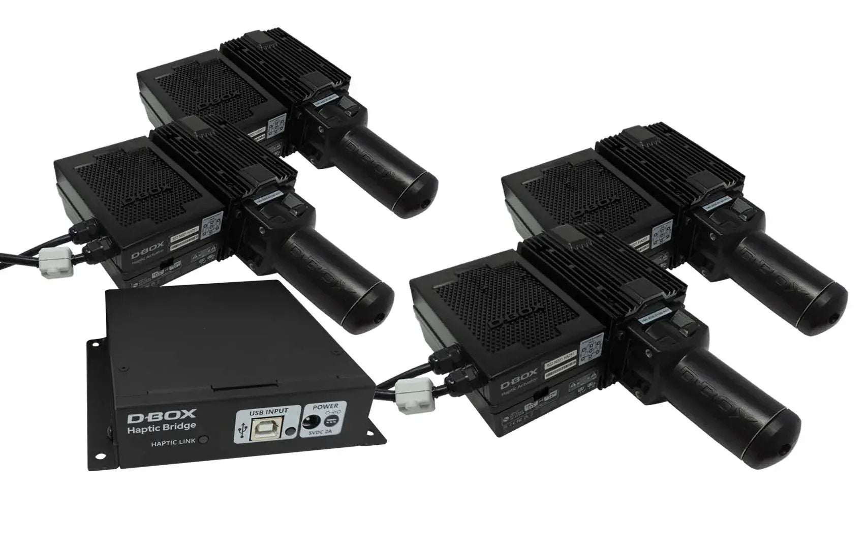 Trak Racer UK Electronics Motion System with 4 motors/actuators and Motion Sim Base
