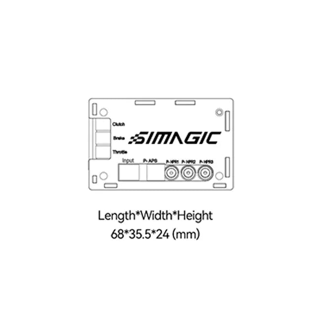Trak Racer UK Pedal Accessory Simagic Haptic Control Box (P-HCB / P2000-HCB) – CNC Aluminium Control Module for Haptic Feedback