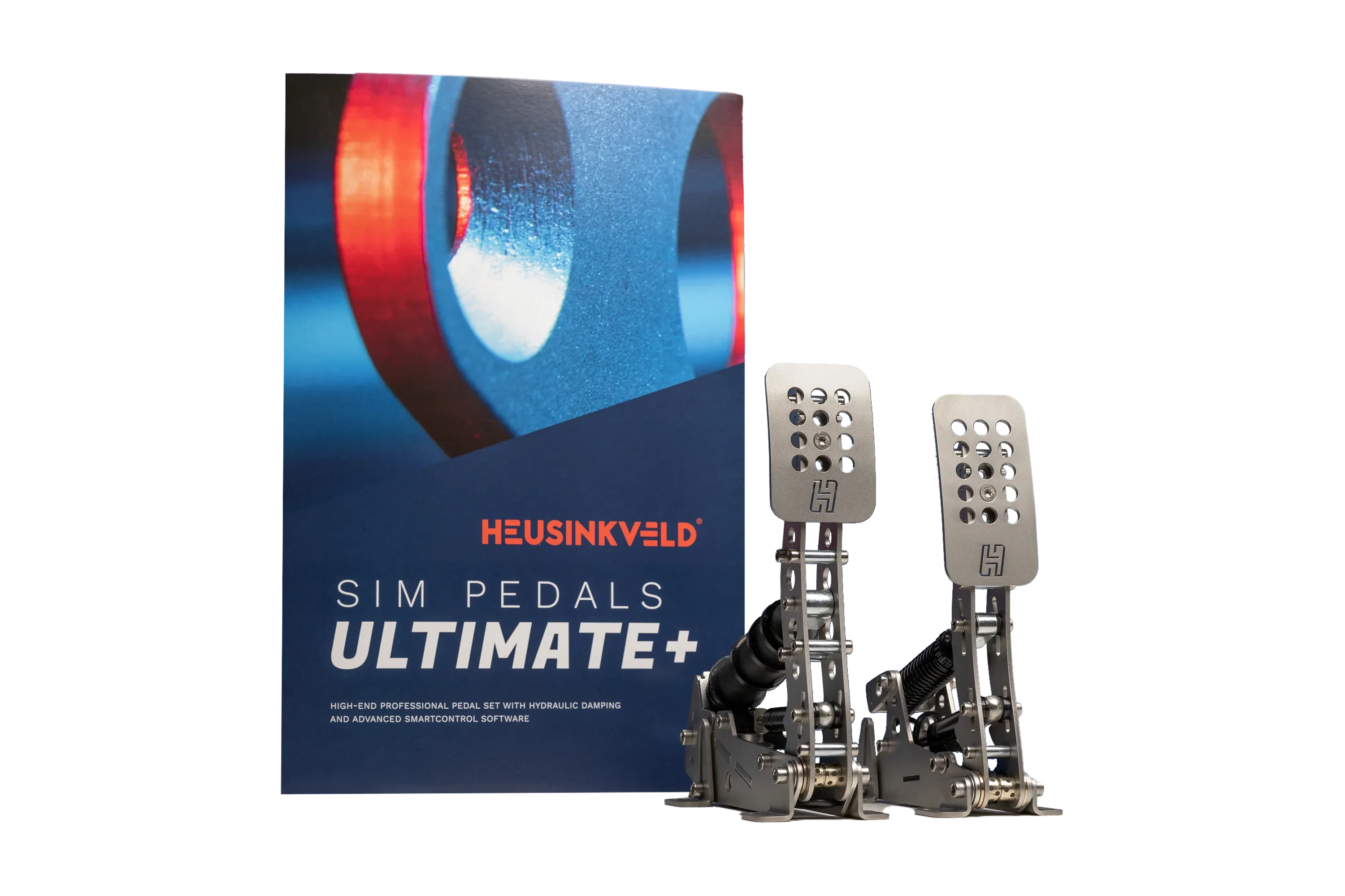 Trak Racer UK Pedals Heusinkveld Sim Pedals Ultimate+ 2-Pedal Set – Professional Hydraulic/Load-Cell Brake & Adjustable Throttle for Elite Sim Racing