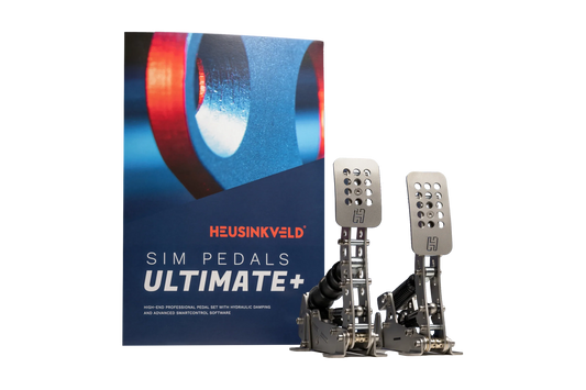 Trak Racer UK Pedals Heusinkveld Sim Pedals Ultimate+ 2-Pedal Set – Professional Hydraulic/Load-Cell Brake & Adjustable Throttle for Elite Sim Racing