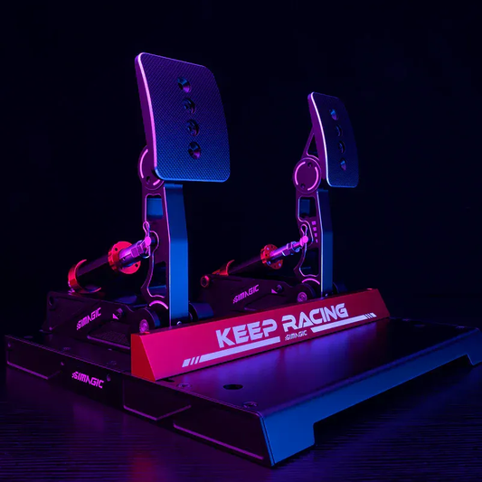 Trak Racer UK Pedals Simagic P1000-2 Modular Pedals Set – 2-Pedal Load Cell / Hall Sensor, Fully Adjustable