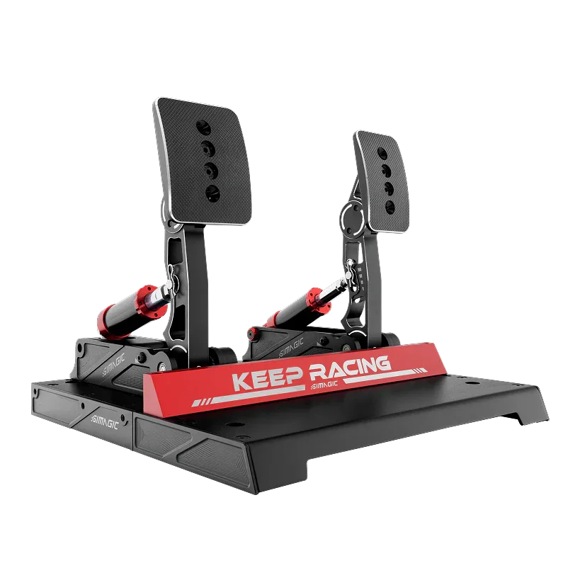 Trak Racer UK Pedals Simagic P1000-2 Modular Pedals Set – 2-Pedal Load Cell / Hall Sensor, Fully Adjustable
