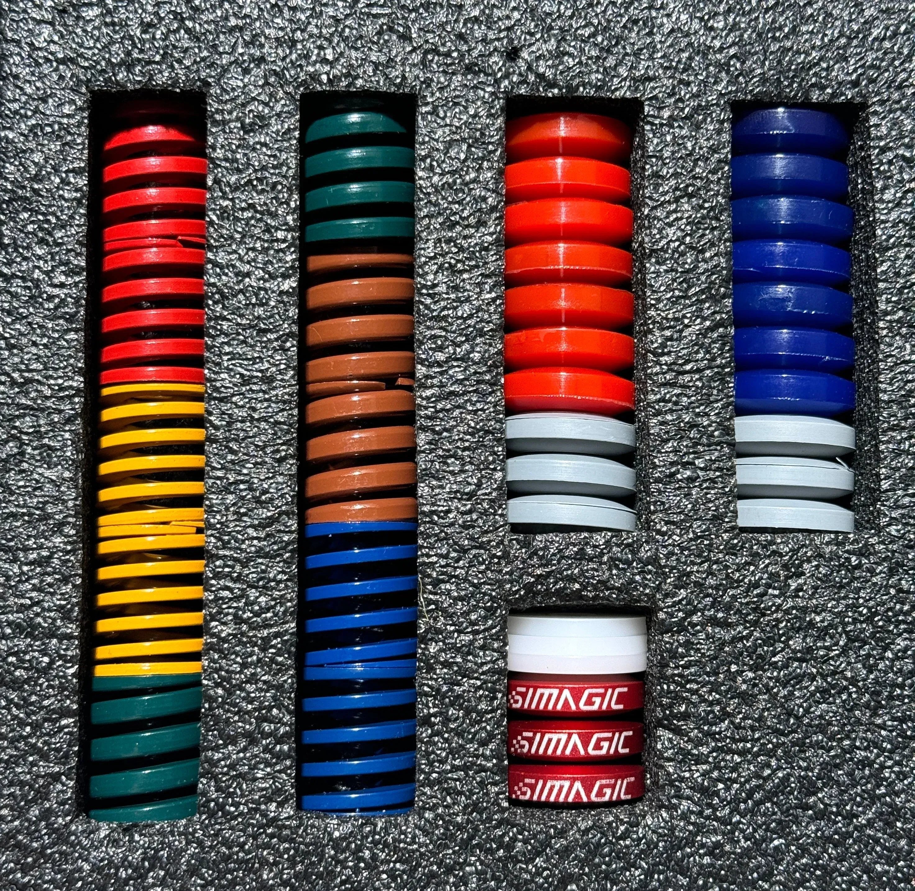 Trak Racer UK Pedals Simagic P1000 Optional Rubber Pads & Springs Kit – Brake Feel Tuning for Standard & Hydraulic Pedals
