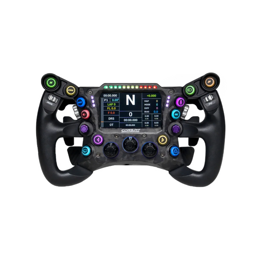 Trak Racer UK Steering Wheel & Bases Conspit 290GP Formula Steering Wheel – 3D Ergonomic Formula-Class Wheel