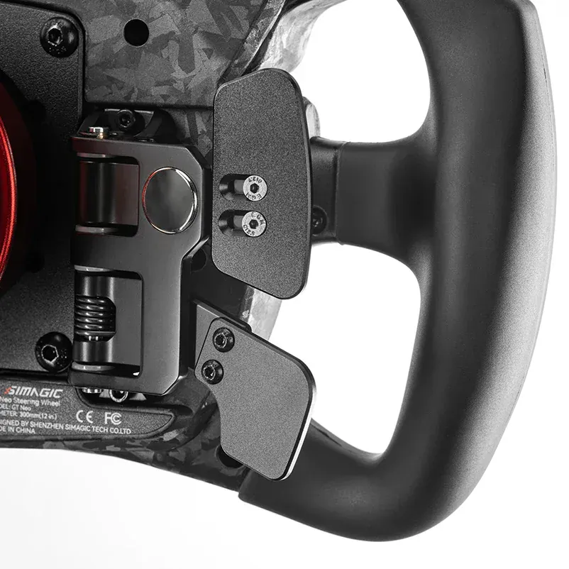 Trak Racer UK Steering Wheel & Bases Simagic GT NEO Formula Wheel – Carbon & LCD Display, 12 Buttons