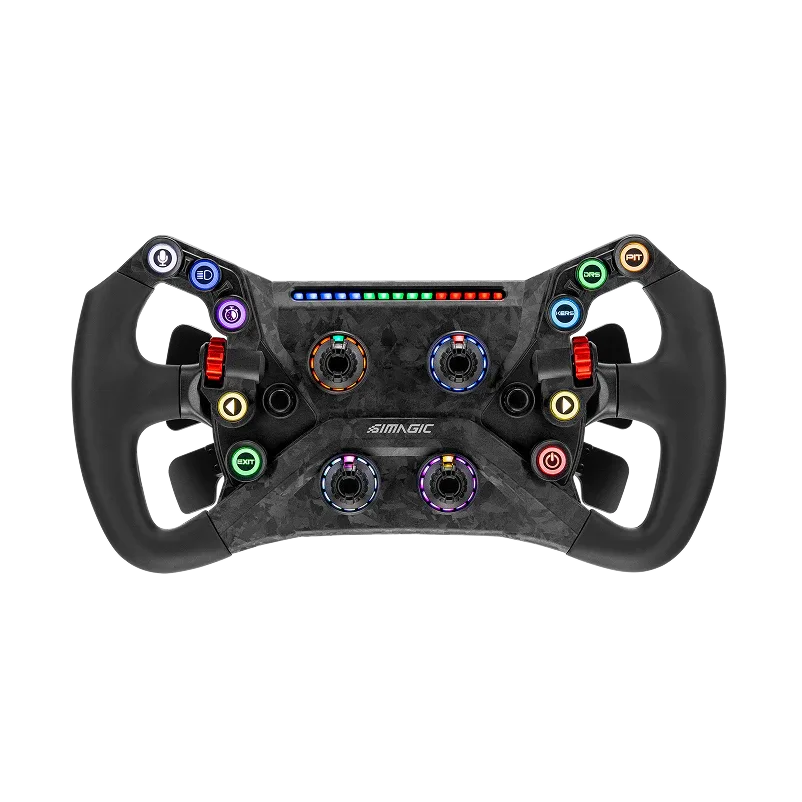 Trak Racer UK Steering Wheel & Bases Simagic GT NEO Formula Wheel – Carbon & LCD Display, 12 Buttons