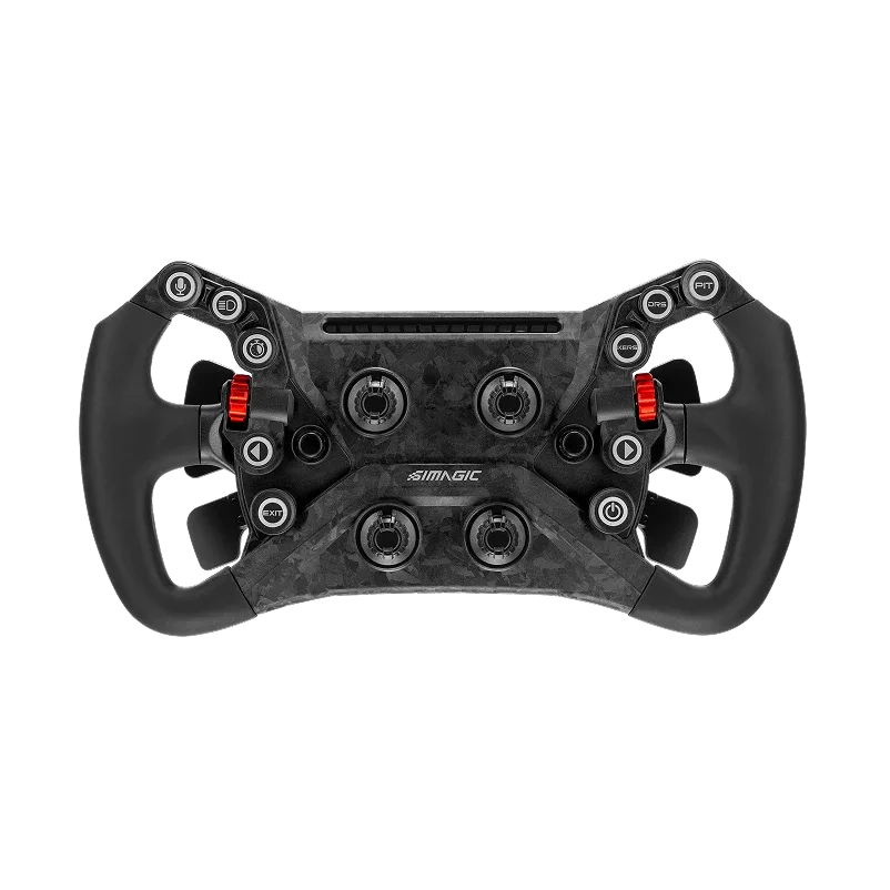 Trak Racer UK Steering Wheel & Bases Simagic GT NEO Hub with Alpha EVO Sport 9nm Wheel Base & P500-2 Dual-Sensor 2-Pedal Set