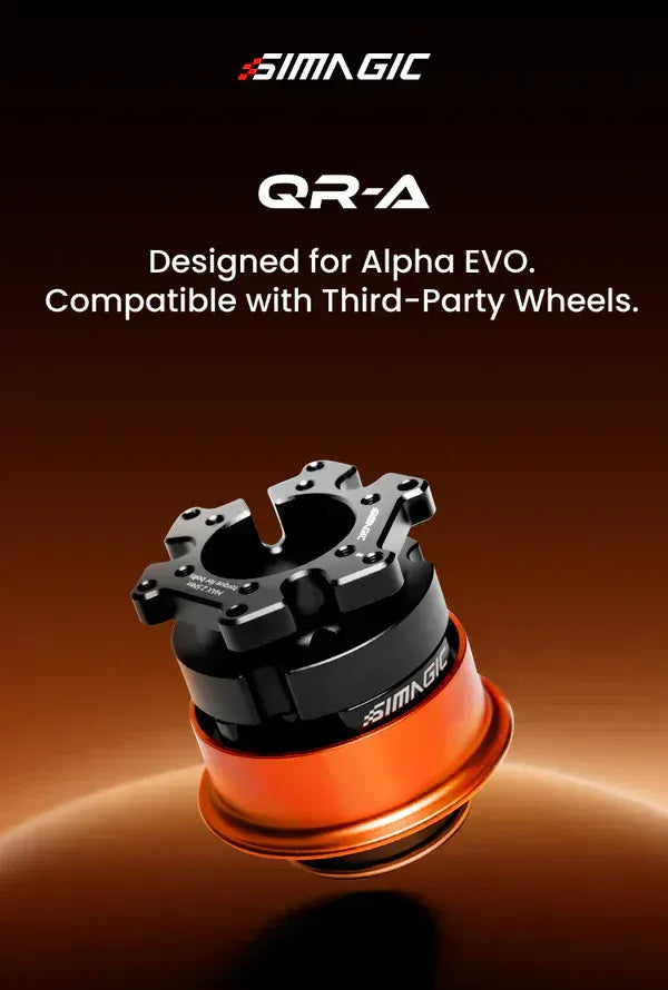 Trak Racer UK Wheel Accessories Simagic Alpha EVO USB Quick Release (QR-A) SRM Adapted