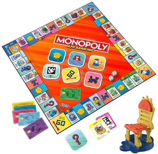 U&C Solutions Ltd Board Games Monopoly App Banking – App-Assisted Electronic Monopoly Game (Ages 8+)