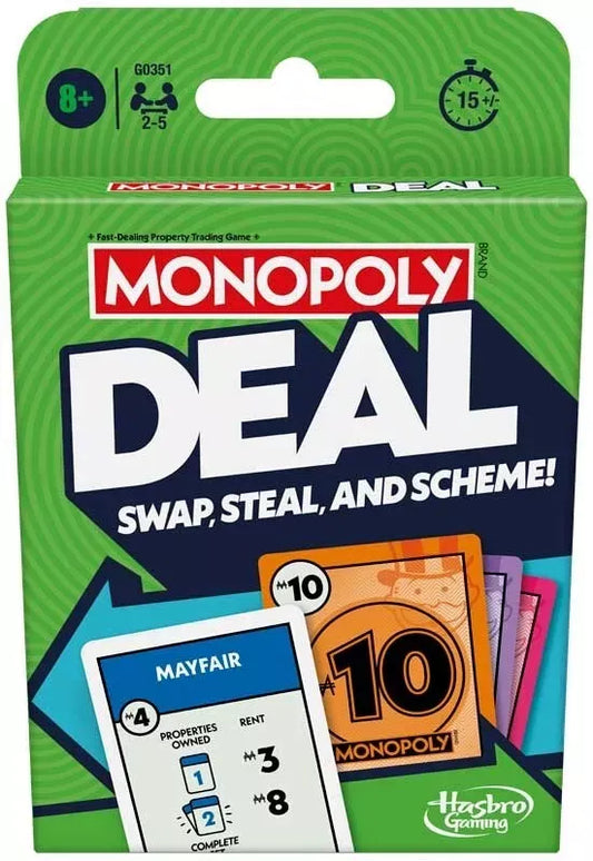 U&C Solutions Ltd Card Game Monopoly Brand Monopoly Deal Family Card Game UK