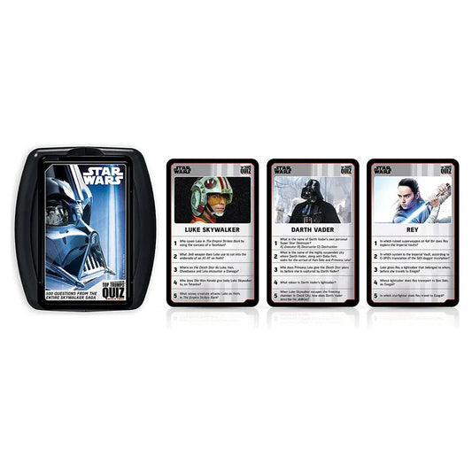 U&C Solutions Ltd Card Game Top Trumps Quiz Star Wars 500 Questions The Skywalker Saga Twist Kids Game