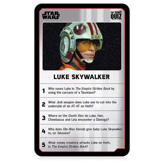 U&C Solutions Ltd Card Game Top Trumps Quiz Star Wars 500 Questions The Skywalker Saga Twist Kids Game