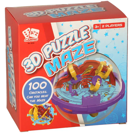 U&C Solutions Ltd Educational Toys 3D Puzzle Maze Ball – 100 Obstacle Brain Teaser Game for Kids & Adults