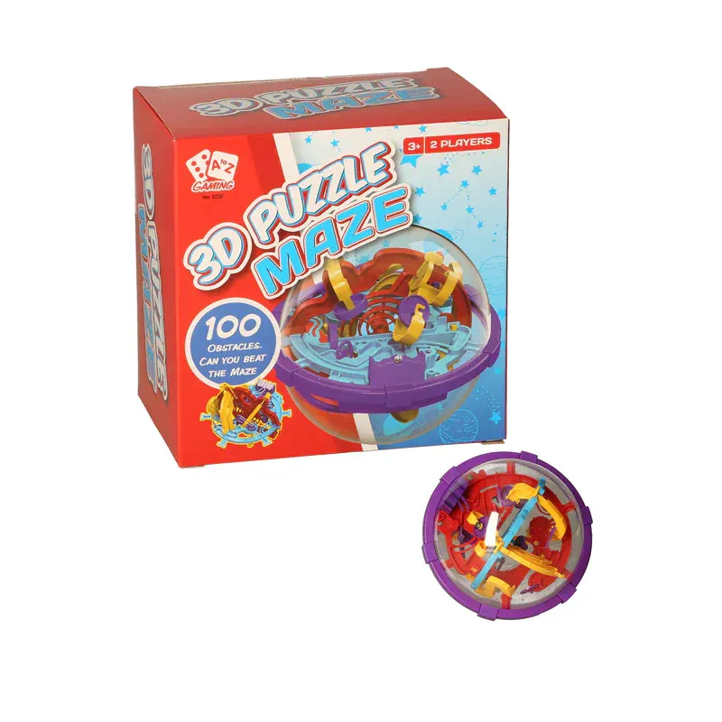 U&C Solutions Ltd Educational Toys 3D Puzzle Maze Ball – 100 Obstacle Brain Teaser Game for Kids & Adults