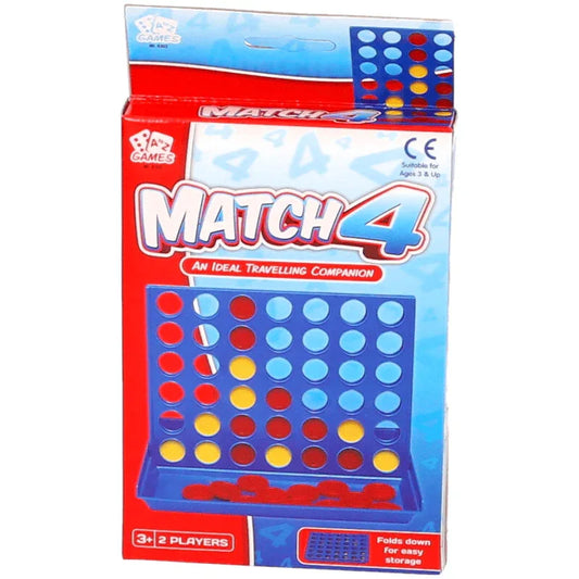 U&C Solutions Ltd Game Board FOUR IN A ROW LINE CONNECT 4 Family Board Game Fun Children Educational Learning