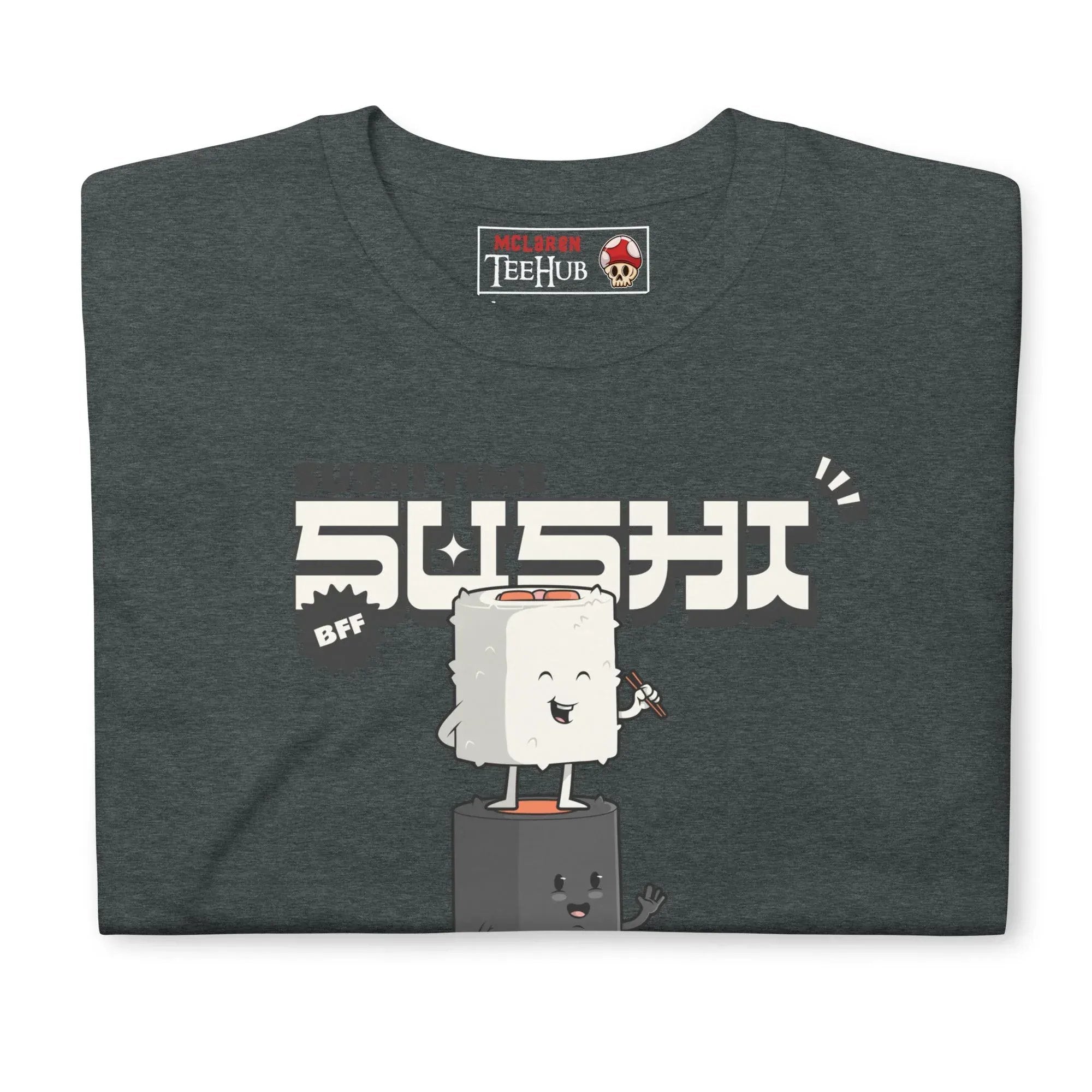 McLaren Tee Hub T-shirt Sushi Time Funny Japanese Food T-Shirt – True Soy Mates BFF Tee