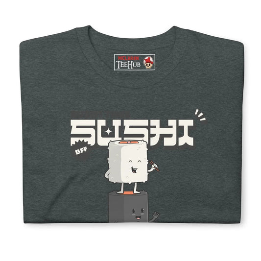 McLaren Tee Hub T-shirt Sushi Time Funny Japanese Food T-Shirt – True Soy Mates BFF Tee